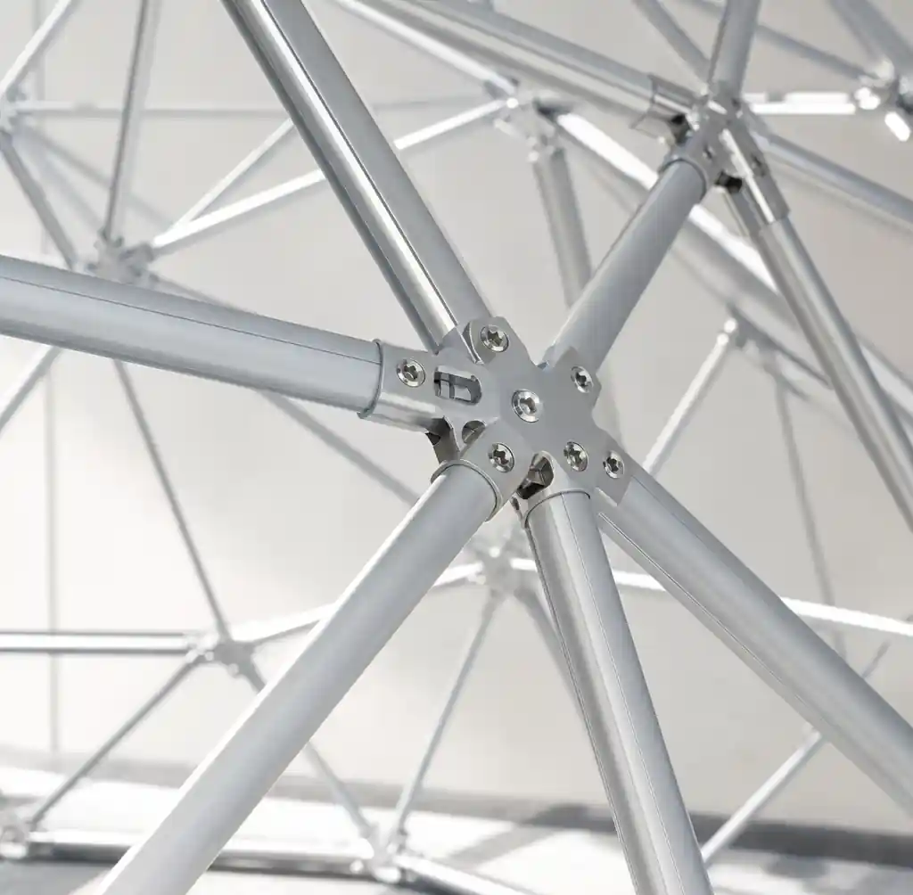 4-aluminum-frame-geodesic-dome-construction
