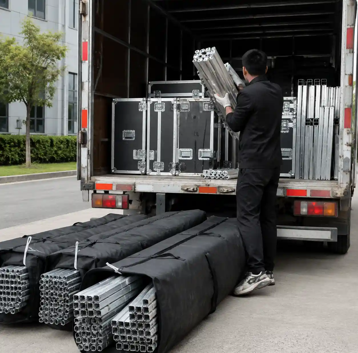 6-aluminum-tent-frame-transportation-logistics