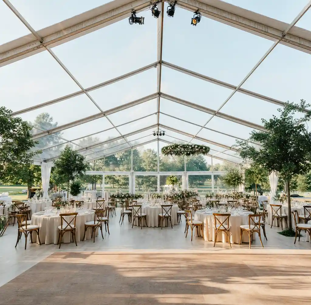 6-clear-span-tent-interior-wedding-reception-setup