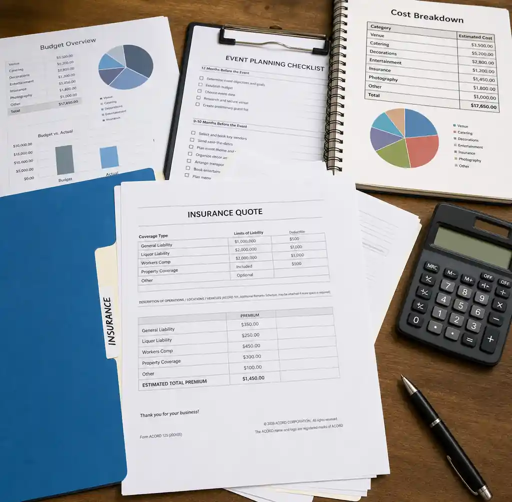 7-insurance-cost-calculator-event-planning-documents