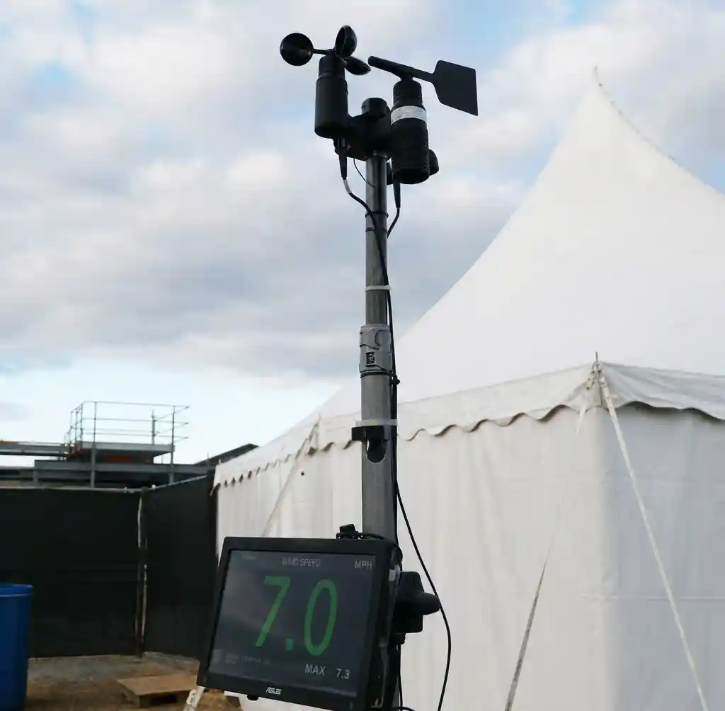 7-tent-evacuation-wind-monitoring-equipment