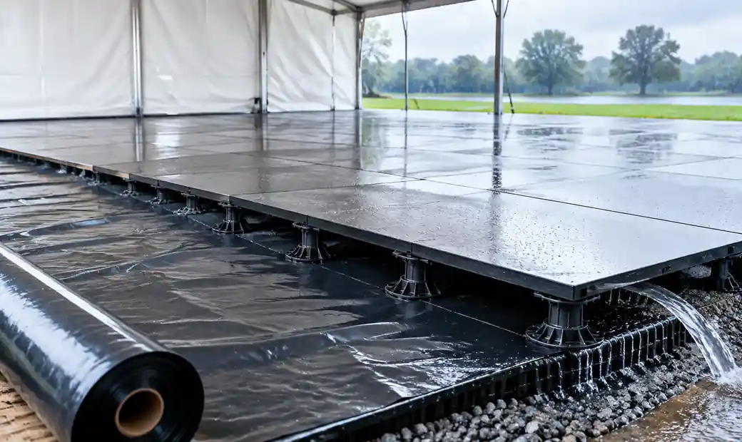 8-tent-flooring-weather-protection-installation