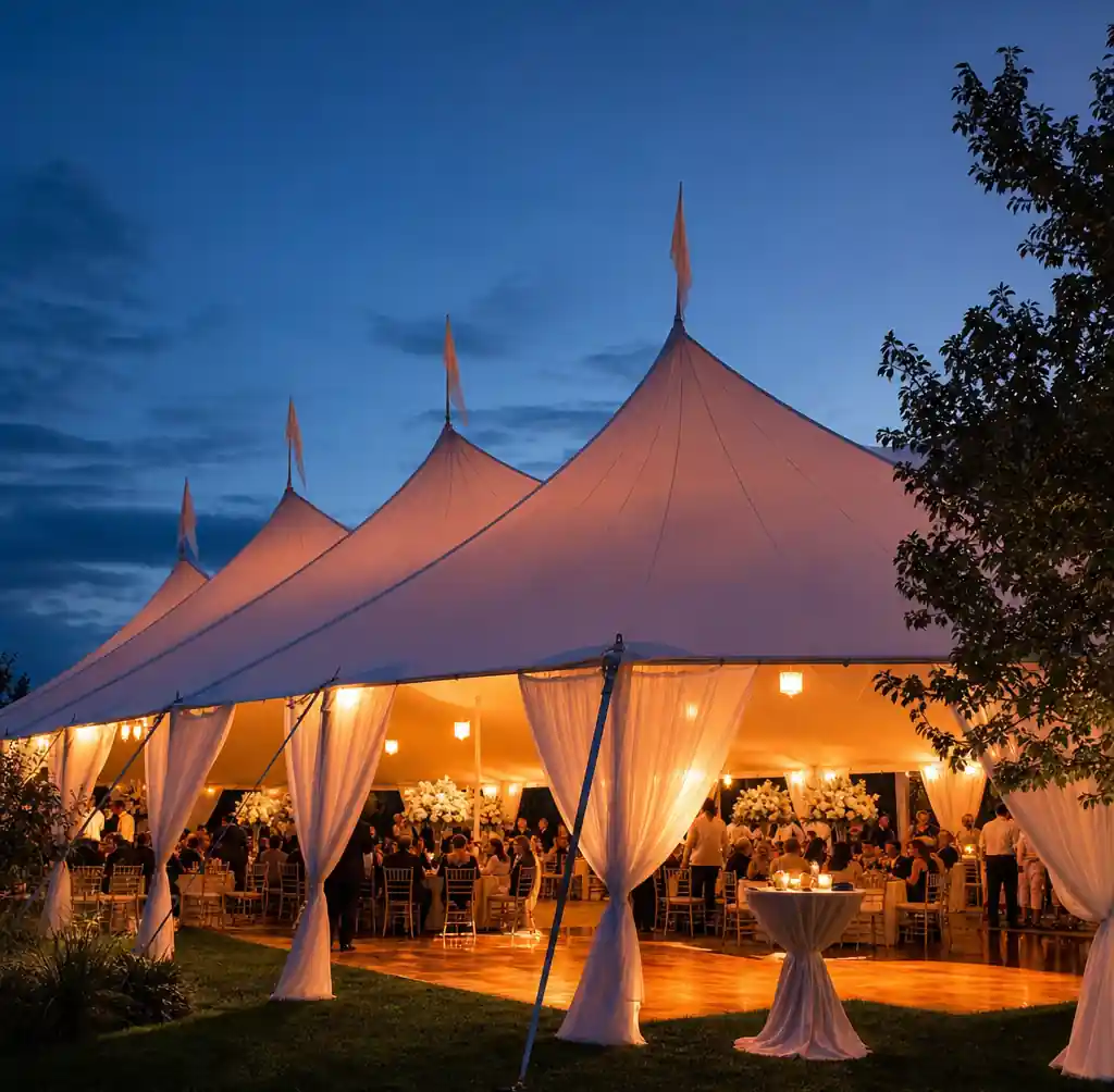 9-luxury-wedding-tent-evening-lighting