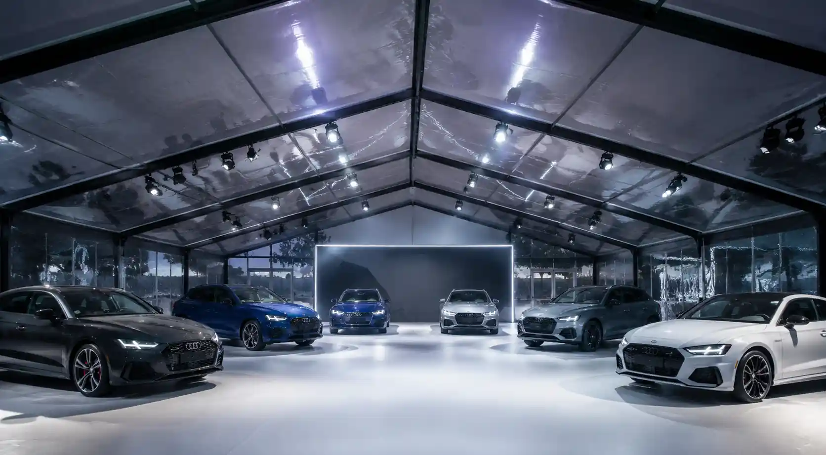 Auto show tent