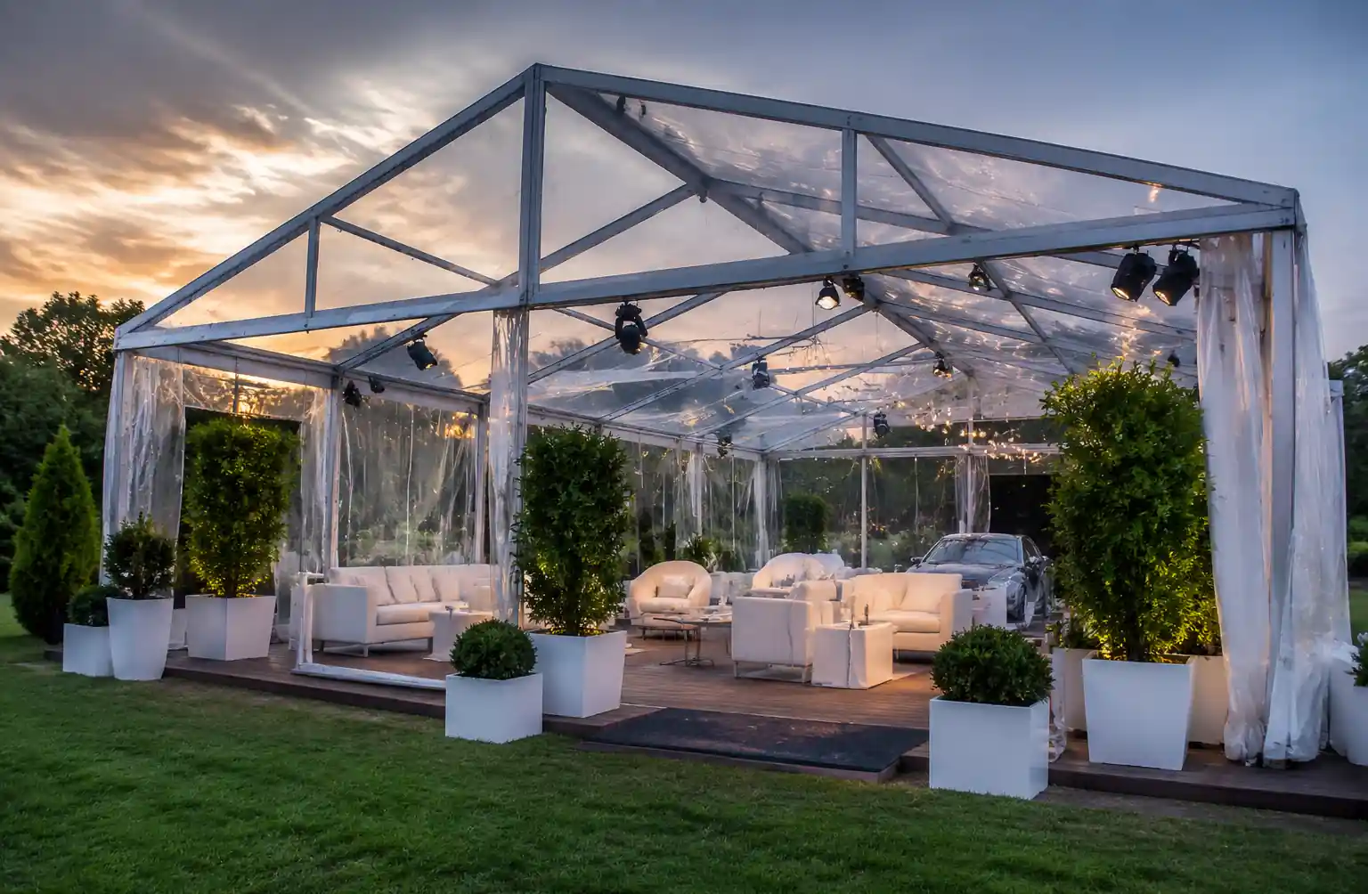 Clear Event Tent