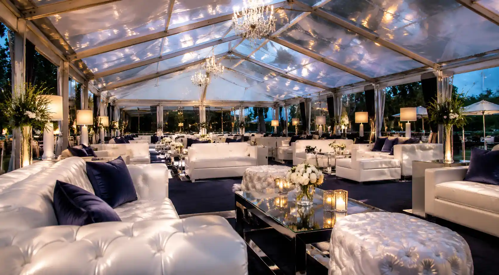 Executive lounge tent