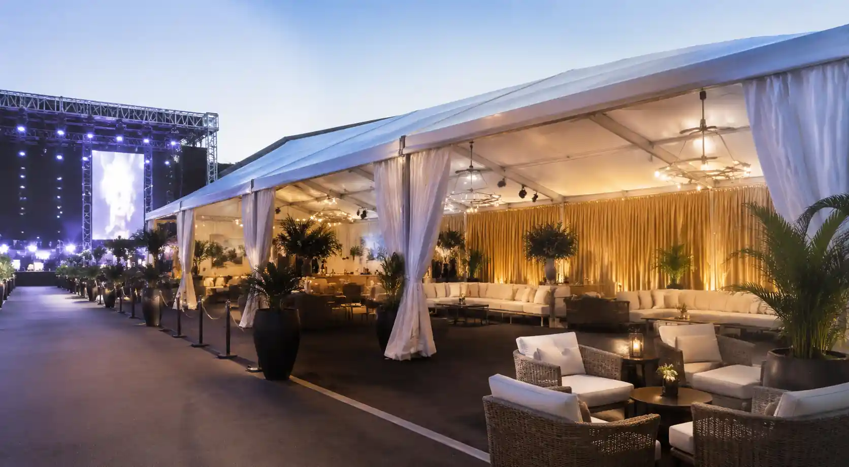 Festival VIP zones
