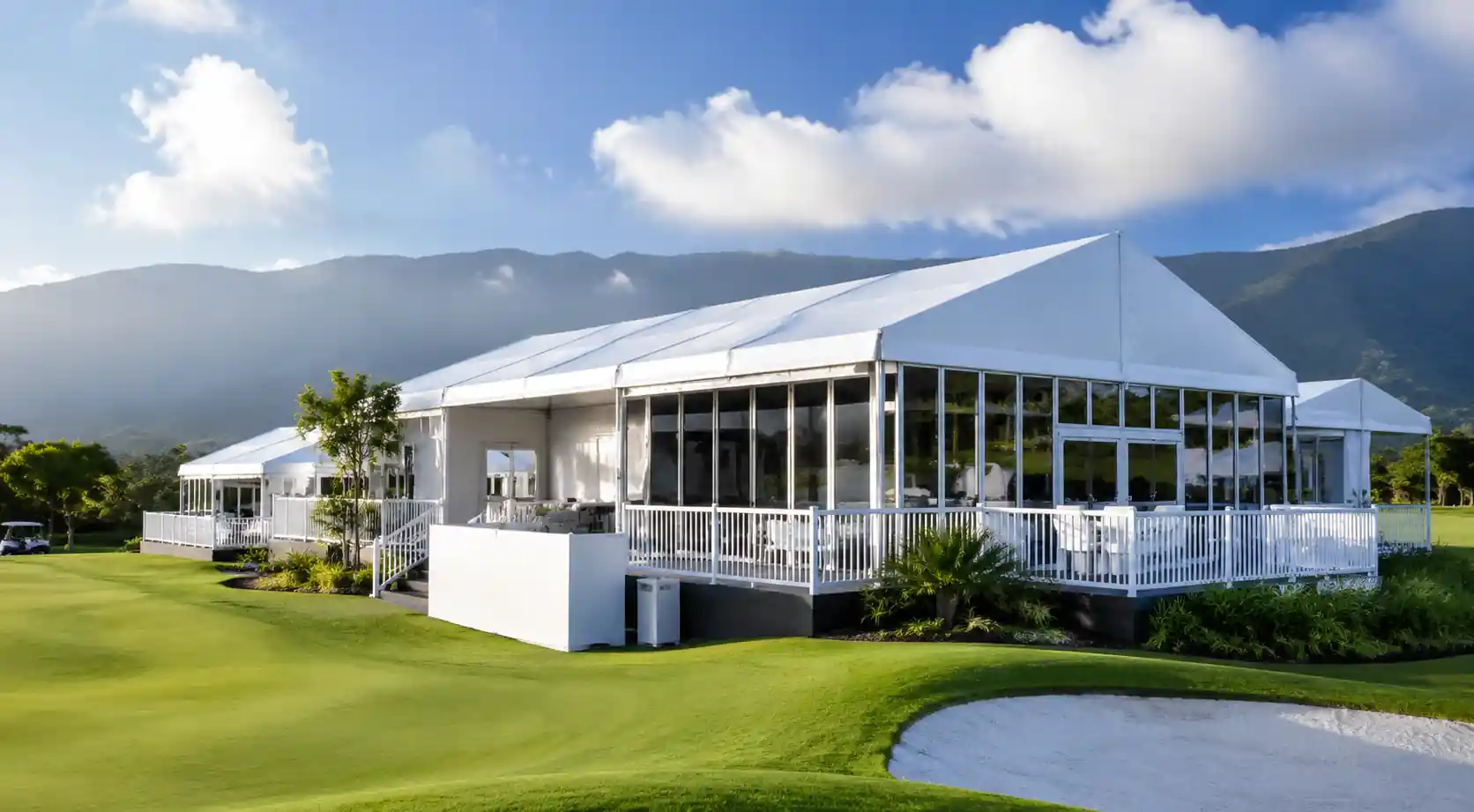 Golf tournament hospitality