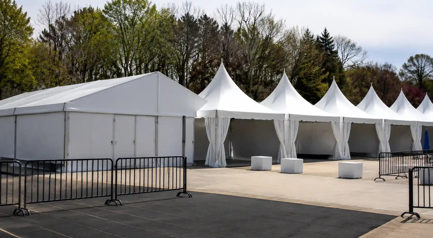 Marathon event village