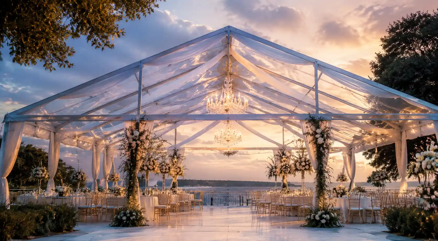 Clear Wedding Structure