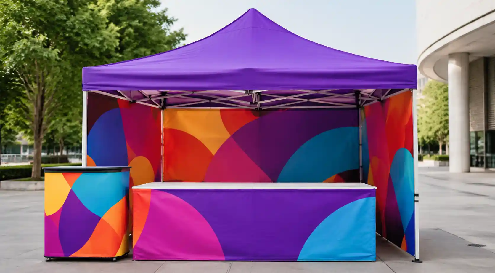Sampling campaigns promotional roadshow tent