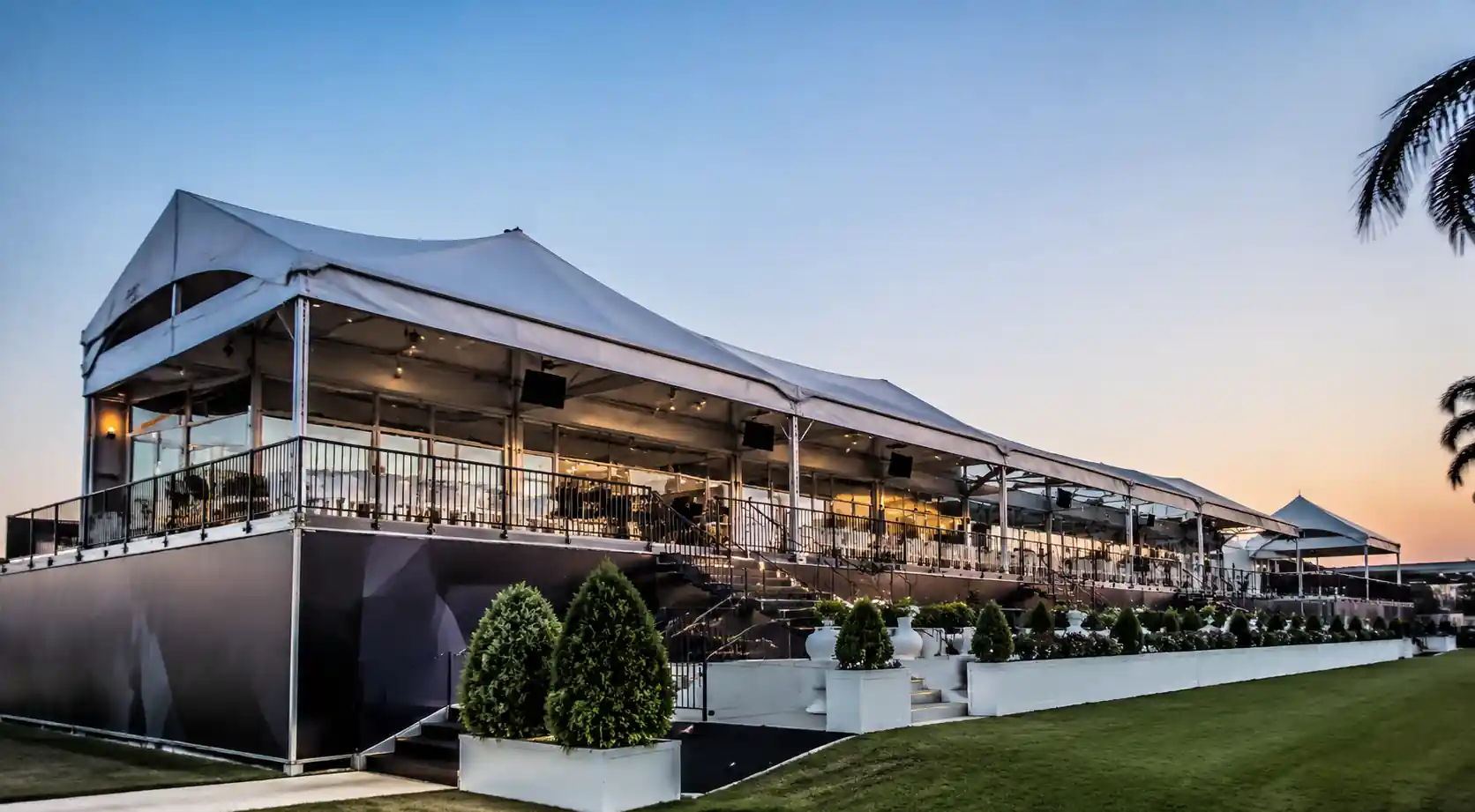 VIP hospitality tent